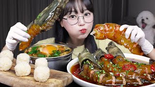 킹받는 킹타이거새우장 먹방🦐SOY SAUCE MARINATED GIANT SHRIMP MUKBANG ASMR [upl. by Arianna523]