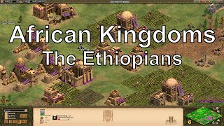 Aoe2 HD African Kingdoms Ethiopians New Civilization [upl. by Zollie]