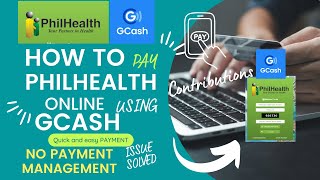 Philhealth Payment Using GCash  No Payment Management Problem Solved [upl. by Gerger]