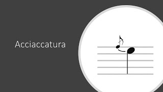 Acciaccatura Example  Musical Concepts Download in Description [upl. by Skelly]