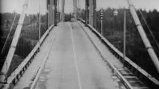 Tacoma Narrows Bridge Collapse Sound Version Standard 43 1940 [upl. by Ocin]