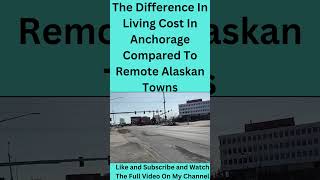 Alaskan City Life Compared To Remote Alaska shorts [upl. by Sybille197]