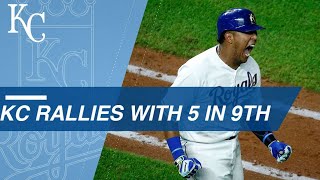 Salvy’s walkoff grand slam caps Royals rally in 9th [upl. by Wesla435]