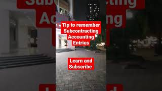 Tips to remember Subcontracting Accounting Entries sap sapmm bestsapvideos [upl. by Kirstin]