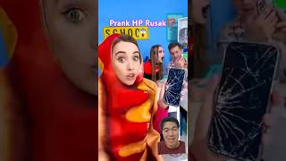 Prank HP Rusak⁉️😱 challenge funny games prank comedy comedymovies funnycute funnycomedy [upl. by Enaek]