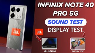 This Phone Have JBL Speakers  BMW  Infinix Note 40 Pro 5G Lets Test 678 inch Amoled Display Test [upl. by Lecram97]