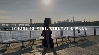 iPhone 13 Mini Cinematic Mode Video Test  Tutorial [upl. by Eenat]