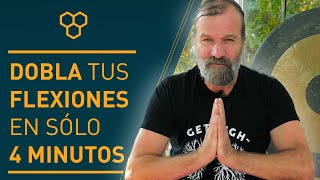 El poder de la respiración por Wim Hof  Duplica tus flexiones en solo 4 minutos [upl. by Annalla]