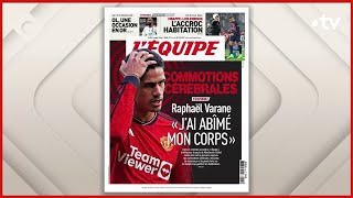 Commotions cérébrales dans le sport  l’alerte de Raphaël Varane  La Story  C à Vous  02042024 [upl. by Gilus]