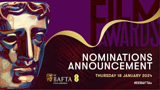 EE BAFTA Film Awards 2024  Nominations Announcement [upl. by Atikaj]