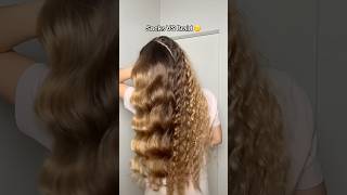 Socks or Braid🧐 music love hairtok hairstyle heatlesscurls hair heatlesshairstyle braids [upl. by Othelia454]