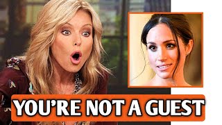 Kelly Ripa ROASTS Meghan As She Appeared Uninvited On Her Live Kelly amp Mark Show amp Flirt With Mark [upl. by Norrv747]