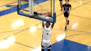 Totino Grace Boys Basketball  Dothan Ijadimbolas Dunk [upl. by Ellevehc]