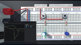 Kondensator langsam ladenentladen Experiment capacitor load discharge experiment [upl. by Denny]