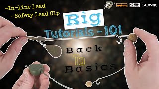 Carp Fishing  How To Tutorial  Inline Lead amp Safety Lead Clip Set Up [upl. by Poole696]