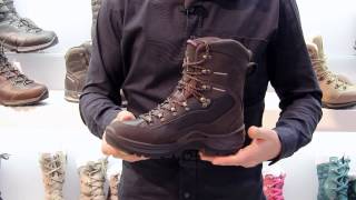 LOWA at ISPO 2014  RENEGADE ICE GTX [upl. by Dnomyad]