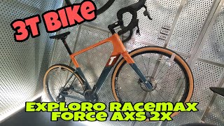 3T BIKE Exploro RACEMax FORCE AXS 2X 700c  Full Carbon Gravel bike  Bikecheck [upl. by Acsisnarf]