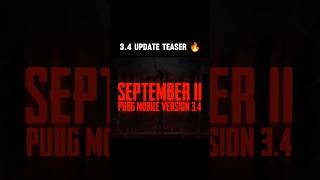 PUBG MOBILE 34 Teaser Out Now 😱😱 [upl. by Gnilyam227]