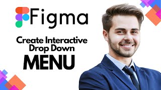 How to Create an Interactive Drop Down Menu in Figma EASY [upl. by Irtemed]