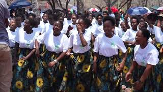 KATONDWE GIRLS  TEMBWE WANGOMA Zambian Catholic music [upl. by Ennaihs]