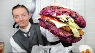 Burger Kings NEW Addams Family Menu Review [upl. by Mochun740]