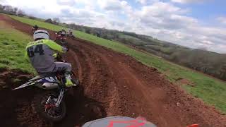 VMX EVENTS Clearwell Mx Track 842023 How to holeshot a race at 52years young [upl. by Kama]