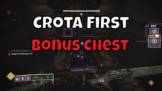 Crotas End 2023  First Bonus Chest [upl. by Delinda]