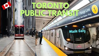 How to Use Toronto Public Transit TTC Beginners Ultimate Guide [upl. by Mehitable]