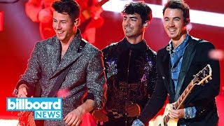 Jonas Brothers Light Up 2019 BBMAs With Dynamic Comeback Mashup  Billboard News [upl. by Eiramana]