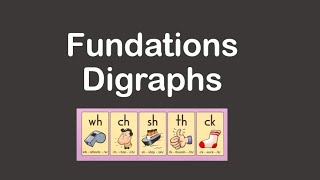 Fundations Digraph Video [upl. by Attenev]