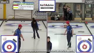 HomanTardi vs UmNam  SEMIS  Curling Stadium Alberta Curling Series [upl. by Lonni]