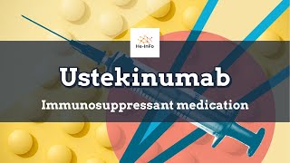 ustekinumab  Uses Dosage Side Effects amp Mechanism  Stelara [upl. by Nomled]