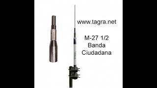 Antena de C B marina Tagra M27 [upl. by Innaig]