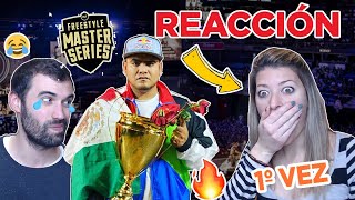 ACZINO REACCIÓN FMS PRIMERA VEZ 🔥 EL MEJOR FREESTYLERO QUE SE HA PARIDO ⚡⚡ [upl. by Aeuhsoj]