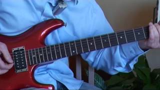 Commodores  Easy  Guitar Solo Lesson [upl. by Bette-Ann913]