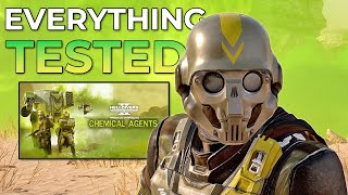 Helldivers 2 – I Tested EVERY New Item in the New Chemical Agents Warbond [upl. by Anaiq930]