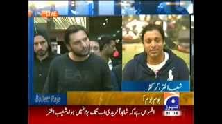 Shahid Afridi vs Shoaib Akhtar  BIG Media FIGHT [upl. by Vidovik394]