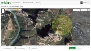 Crear rutas manuales en Wikiloc [upl. by Caines]