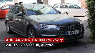 Audi A4 2 0 TFSI 252 cp cu DAUNA mare [upl. by Jazmin]