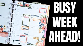 Planner Essentials Essential Home amp Florals  Plan With Me Happy Planner Dashboard Layout [upl. by Duester]