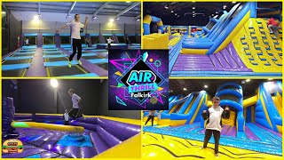 Air Thrill Falkirk  Trampoline amp Inflatable Park  Previously Sky High Trampolining [upl. by Lenka]