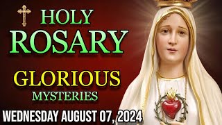 The Holy Rosar Today Wednesday August 07 Glorious Mysteries [upl. by Lapides935]