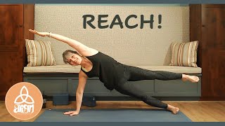 Side Stretch Power Flow Isaiah 30 Christian Yoga [upl. by Norrahc]