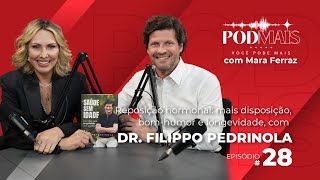 Reposição hormonal mais disposição bomhumor e longevidade com Dr Filippo Pedrinola [upl. by Lindell702]