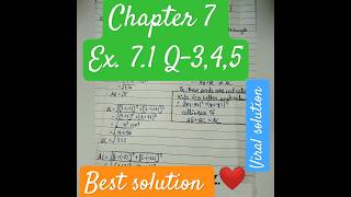 MATHS TENTH CLASS NCERT CH7 Ex 71 Q3 Q4 Q5 nexttoppertopper shorts [upl. by Juliann]