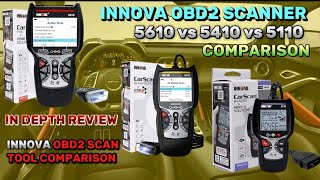 Innova OBD2 Scan Tool Comparison 5610 vs 5410 vs 5110 [upl. by Anawait899]