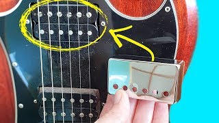 Easy Way To Install Humbucker Cover – How To Put Covers On Guitar Pickups [upl. by Davon]