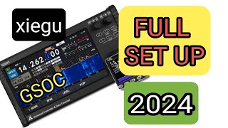 XIEGU GSOC  FULL SET UP  2024 g90 [upl. by Assiralc]