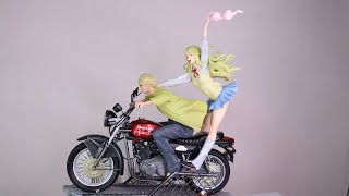 Great Teacher Onizuka グレート・ティーチャー・オニヅカ Eikichi Onizuka 鬼塚 英吉 Urumi Kanzaki 神崎 麗美 GTO Bike Statue [upl. by Tisha899]