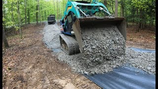 Installing a new driveway [upl. by Dhumma]